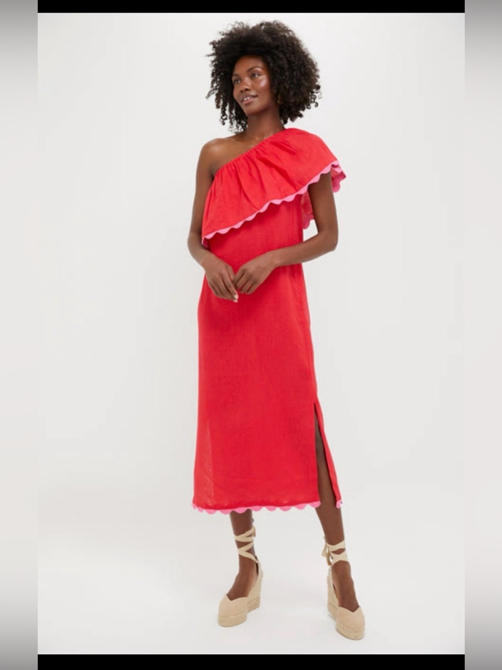 NWT Tuckernuck Hibiscus
Red Linen Amalfi
Dress size XL